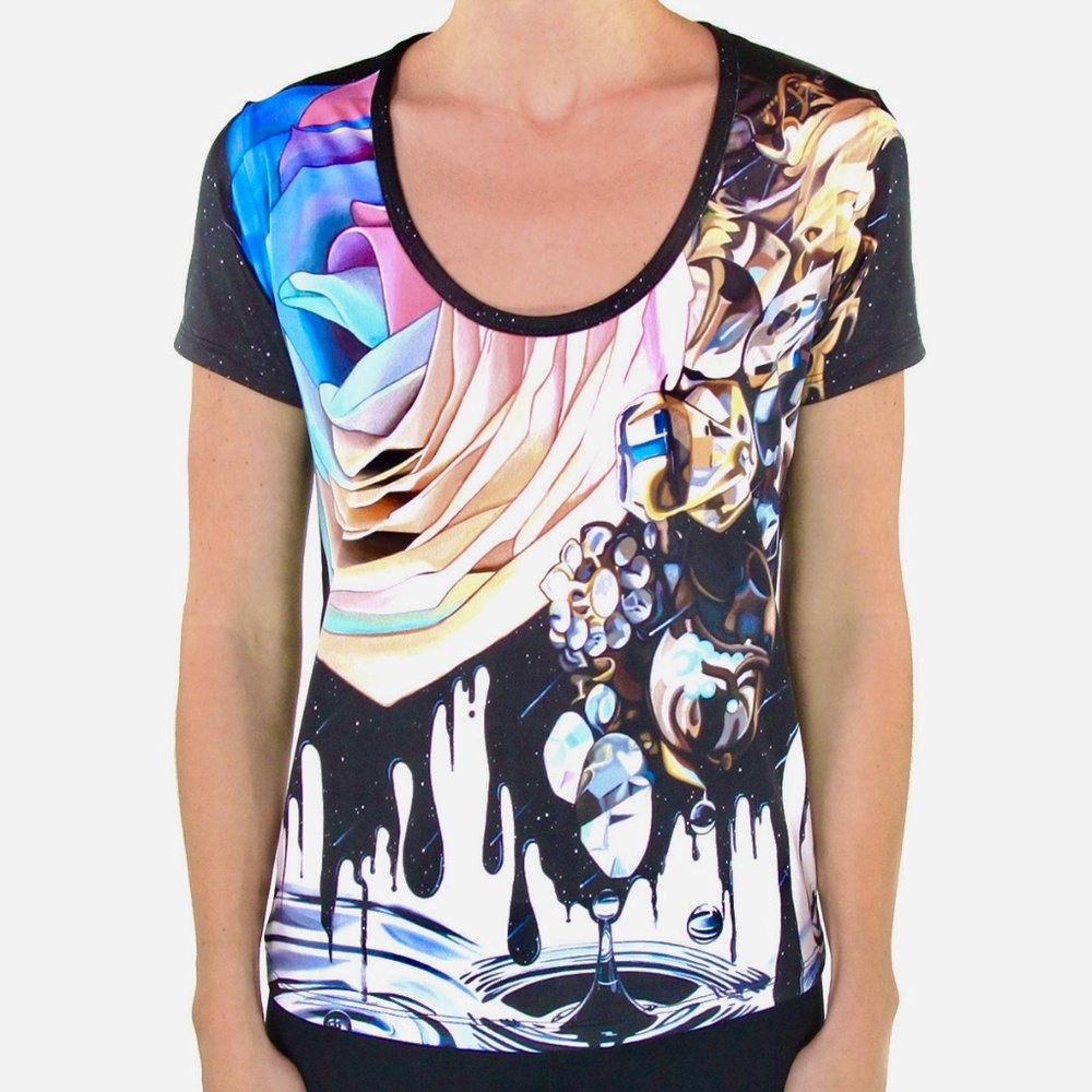 "Rose Gold" scoop neck t-shirt